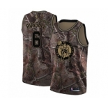 Women's Nike Boston Celtics #6 Bill Russell Swingman Camo Realtree Collection NBA Jersey