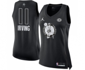 Women's Nike Jordan Boston Celtics #11 Kyrie Irving Swingman Black 2018 All-Star Game NBA Jersey