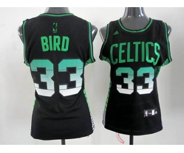 women nba boston celtics #33 bird black[limited edition]