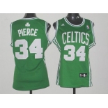 women nba boston celtics #34 pierce green