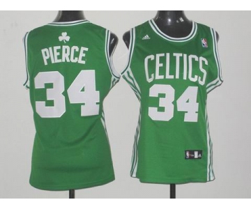 women nba boston celtics #34 pierce green