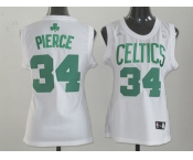 women nba boston celtics #34 pierce white