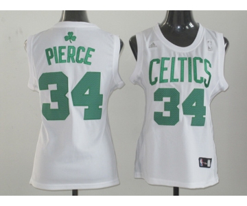 women nba boston celtics #34 pierce white