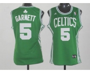 women nba boston celtics #5 garnett green