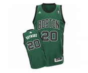 Youth Adidas Boston Celtics #20 Gordon Hayward Swingman Green(Black No.) Alternate NBA Jersey