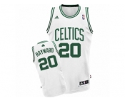 Youth Adidas Boston Celtics #20 Gordon Hayward Swingman White Home NBA Jersey