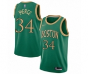 Youth Boston Celtics #34 Paul Pierce Swingman Green Basketball Jersey - 2019-20 City Edition