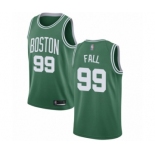 Youth Boston Celtics #99 Tacko Fall Swingman Green(White No.) Road Basketball Jersey - Icon Edition