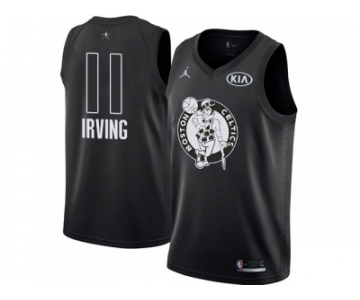 Youth Nike Boston Celtics #11 Kyrie Irving Black NBA Jordan Swingman 2018 All-Star Game Jersey