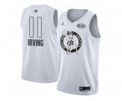 Youth Nike Boston Celtics #11 Kyrie Irving White NBA Jordan Swingman 2018 All-Star Game Jersey