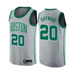 Youth Nike Boston Celtics #20 Gordon Hayward Swingman Gray NBA Jersey - City Edition