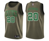 Youth Nike Boston Celtics #20 Gordon Hayward Swingman Green Salute to Service NBA Jersey