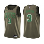 Youth Nike Boston Celtics #3 Dennis Johnson Swingman Green Salute to Service NBA Jersey