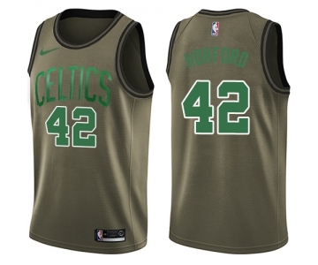 Youth Nike Boston Celtics #42 Al Horford Swingman Green Salute to Service NBA Jersey