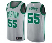 Youth Nike Boston Celtics #55 Greg Monroe Swingman Gray NBA Jersey - City Edition