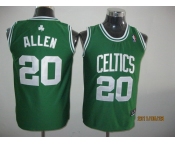 youth nba boston celtics #20 allen green