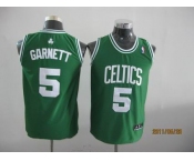 youth nba boston celtics #5 garnett green