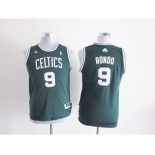 youth nba boston celtics #9 rondo green[revolution 30 swingman]