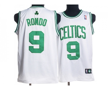 youth nba boston celtics #9 rondo white