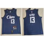 Clippers #13 Paul George Navy Nike 2023-24 City Edition Swingman Jersey