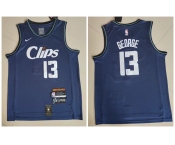 Clippers #13 Paul George Navy Nike 2023-24 City Edition Swingman Jersey