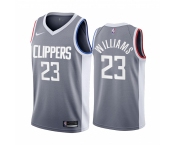 Los Angeles Clippers #23 Lou Williams Gray NBA Swingman 2020-21 Earned Edition Jersey