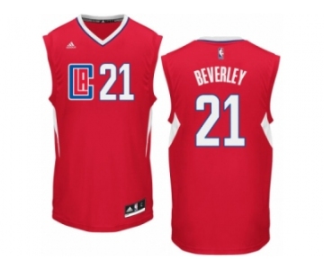 Men Adidas Los Angeles Clippers #21 Patrick Beverley Authentic Red Road NBA Jersey