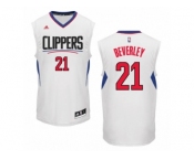 Men Adidas Los Angeles Clippers #21 Patrick Beverley Authentic White Home NBA Jersey