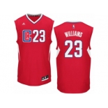 Men Adidas Los Angeles Clippers #23 Louis Williams Authentic Red Road NBA Jersey