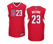 Men Adidas Los Angeles Clippers #23 Louis Williams Authentic Red Road NBA Jersey