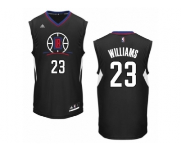 Men Adidas Los Angeles Clippers #23 Louis Williams Swingman Black Alternate NBA Jersey