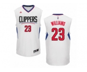 Men Adidas Los Angeles Clippers #23 Louis Williams Swingman White Home NBA Jersey