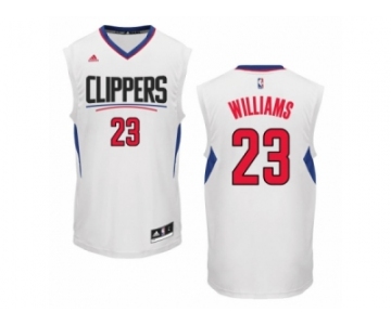 Men Adidas Los Angeles Clippers #23 Louis Williams Swingman White Home NBA Jersey