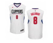 Men Adidas Los Angeles Clippers #8 Danilo Gallinari Swingman White Home NBA Jersey