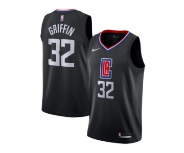 Men Nike Los Angeles Clippers #32 Blake Griffin Black NBA Swingman Statement Edition Jersey