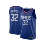 Men Nike Los Angeles Clippers #32 Blake Griffin Blue Stitched NBA Swingman Jersey