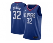 Men Nike Los Angeles Clippers #32 Blake Griffin Blue Stitched NBA Swingman Jersey