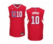 Men's Adidas Los Angeles Clippers #10 Brice Johnson Authentic Red Road NBA Jersey