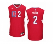 Men's Adidas Los Angeles Clippers #2 Raymond Felton Authentic Red Road NBA Jersey