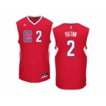 Men's Adidas Los Angeles Clippers #2 Raymond Felton Swingman Red Road NBA Jersey