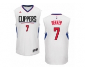 Men's Adidas Los Angeles Clippers #7 Sam Dekker Authentic White Home NBA Jersey