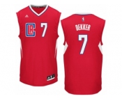 Men's Adidas Los Angeles Clippers #7 Sam Dekker Swingman Red Road NBA Jersey