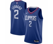 Men's LA Clippers #2 Kawhi Leonard Nike Royal 2020-21 Swingman Jersey