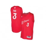 Men's LA Clippers #3 Chris Paul Red 2016 Christmas Day NBA Swingman Jersey