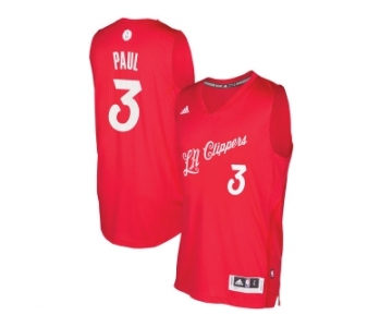 Men's LA Clippers #3 Chris Paul Red 2016 Christmas Day NBA Swingman Jersey