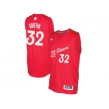 Men's LA Clippers #32 Blake Griffin Red 2016 Christmas Day NBA Swingman Jersey