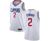 Men's Los Angeles Clippers #2 Kawhi Leonard White Basketball Swingman Association Edition Jersey