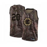 Men's Los Angeles Clippers #20 Landry Shamet Swingman Camo Realtree Collection Basketball Jersey