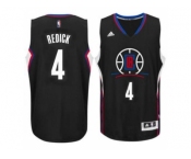 Men's Los Angeles Clippers #4 J.J. Redick adidas Black New Swingman Alternate Jersey