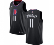 Men's Nike Los Angeles Clippers #11 Avery Bradley Swingman Black Alternate NBA Jersey Statement Edition